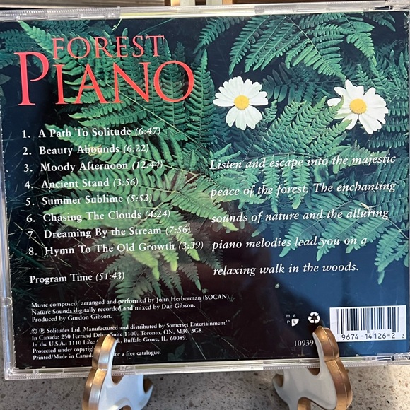 CD Dan Gibson’s Solitudes “Forest Piano” EUC 1996 - Picture 2 of 7